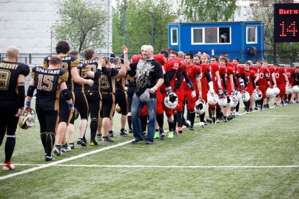 May 23, 2015 / Troitsk, Moscow Region, Russia / Spartans and Vityaz after the game / © First&Goal (firstandgoal.ru) / Mikhail Klaviaturov