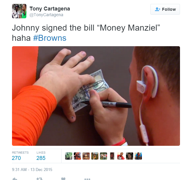 manziel money 100