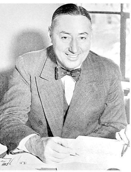 FILE-- Francis Schmidt , shown in a 1935 game program photo, was Ohio State coach when they played Notre Dame on Nov. 2, 1935. Notre Dame won 13-12 on a touchdown with six second left to play. The teams meet again Saturday for the first time in 60 years. (AP Photo/ Ohio State University, file) osu