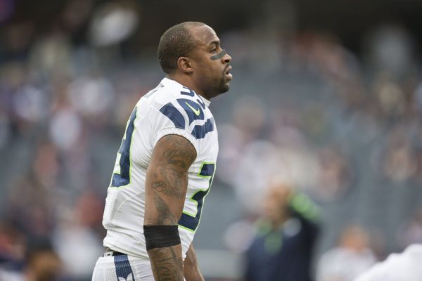 120212 - CHICAGO, IL - Brandon Browner played his last game of the season for Seattle against the Chicago Bears. The NFL suspended him for four games for violating its drug policy. (DEAN RUTZ / The Seattle Times)