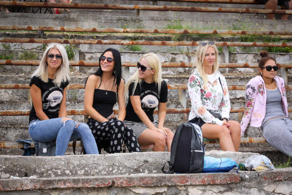 Болельщики на трибунах во время матча «Титаны» – «Спартанцы», 13 августа 2016 г. Фото: Катерина Зоткина