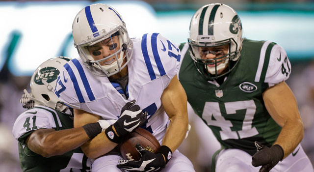Griff Whalen spent four years in Indy with college roomie Andrew Luck. (Frank Franklin II/AP)