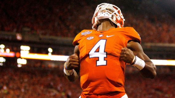 Deshaun Watson's Clemson Tigers are one of six ACC teams ranked in the AP Top 25 this week. Tyler Smith/Getty Images