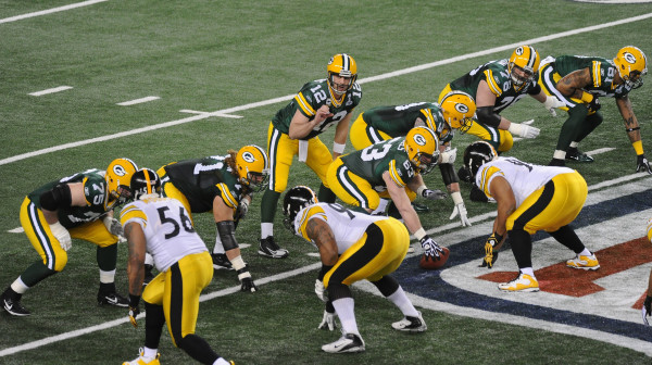 Pittsburgh Steelers vs Green Bay Packers in Super Bowl XLV